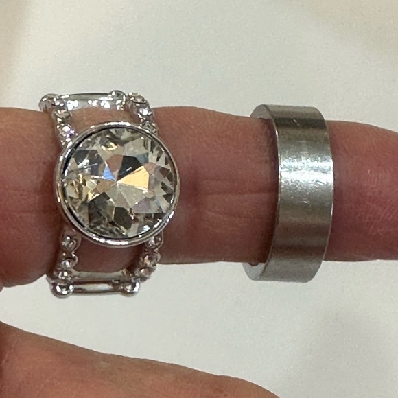 🔥 Statement Bundle | 5x5x5 Mix of Chain Rhinestone Pearl Set - Picture 11 of 11